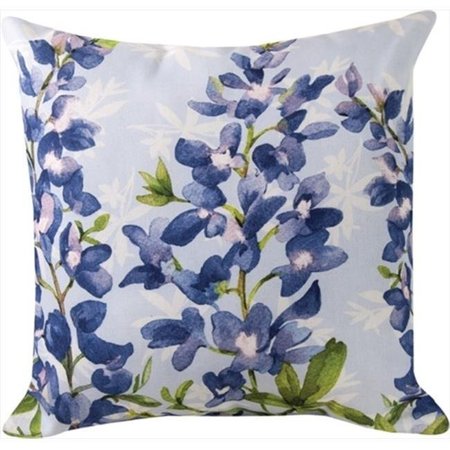 H2H Blue Bonnets Climaweave Pillow Digitally Printed 18 X 18 in. H298183